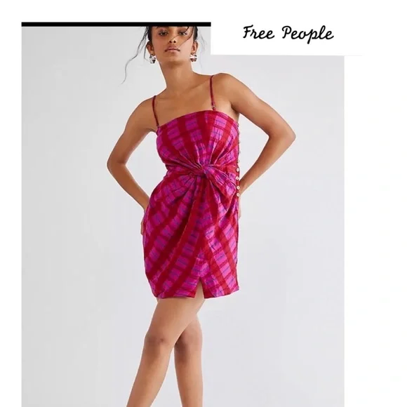 Free People | Dresses | Nwt Free People Size Medium Mini Dress With Front  Twist Adjustable Straps | Poshmark